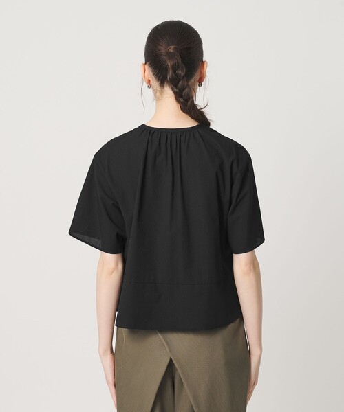 BEAUTY&YOUTH UNITED ARROWS(ビューティーアンドユースユナイテッドアローズ)の「ソリッド&ストライプ ラッフル シャツブラウス ウォッシャブル(シャツ/ブラウス・レディース・ナチュラル/ブラック/ホワイト・FREE)」の20枚目の写真