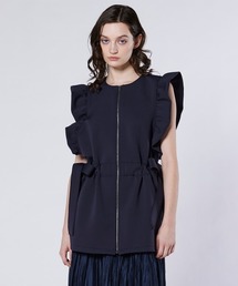 Sov.（ソブ）の「スキューバニット リボンベスト(WEB限定)（ブルゾン）」