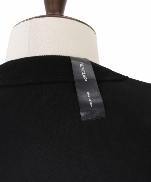 GLIMCLAP（グリムクラップ）の「mt10459- Lightweight French Terry T-shirt オーバーサイズTシャツ(202-055-gls-cg)（Tシャツ/カットソー・メンズ・ホワイト/ブラック・S/M/L）」の5枚目の写真