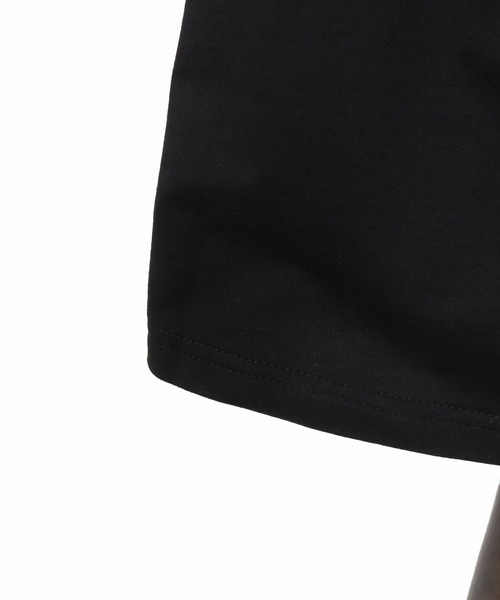 GLIMCLAP（グリムクラップ）の「mt10459- Lightweight French Terry T-shirt オーバーサイズTシャツ(202-055-gls-cg)（Tシャツ/カットソー・メンズ・ホワイト/ブラック・S/M/L）」の6枚目の写真