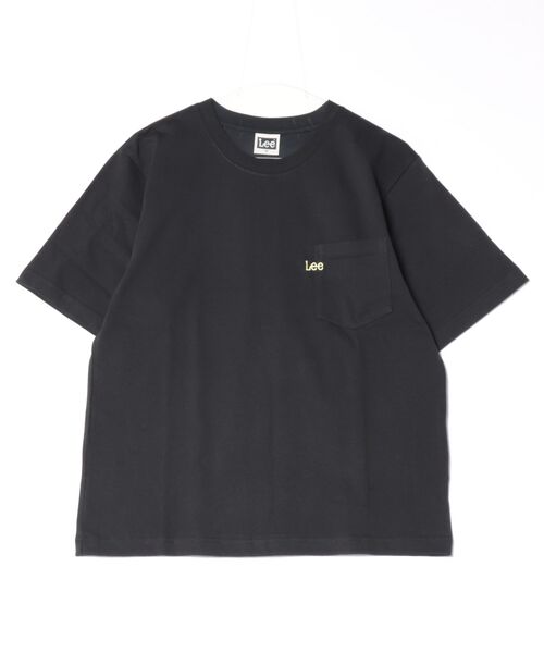 Lee(リー)の「Leeロゴ ポケットTシャツ(Tシャツ/カットソー・メンズ・ホワイト/ブラウン/ブラック/チャコール・SMALL/MEDIUM/LARGE/X-LARGE)」の2枚目の写真