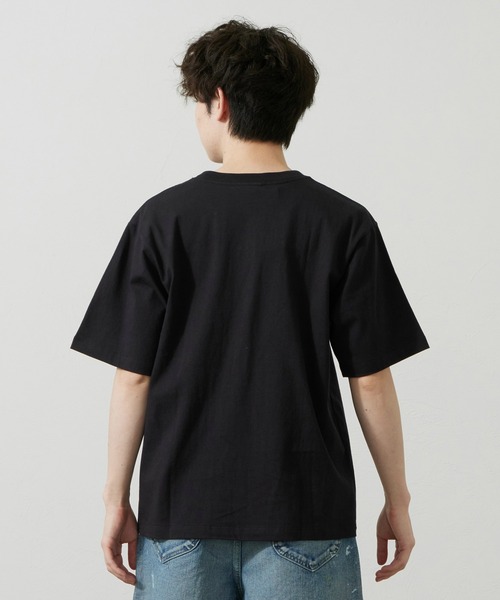 Lee（リー）の「Lee/リー Leeロゴ ポケットTシャツ（Tシャツ/カットソー・メンズ・ホワイト/ブラウン/ブラック/チャコール・SMALL/MEDIUM/LARGE/X-LARGE）」の9枚目の写真