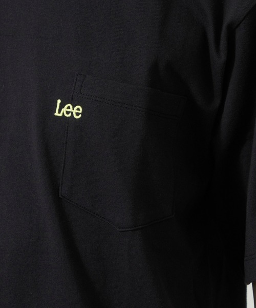 Lee（リー）の「Lee/リー Leeロゴ ポケットTシャツ（Tシャツ/カットソー・メンズ・ホワイト/ブラウン/ブラック/チャコール・SMALL/MEDIUM/LARGE/X-LARGE）」の10枚目の写真