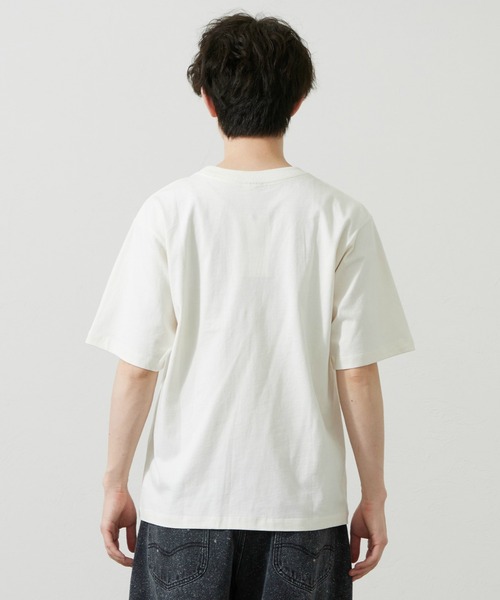 Lee（リー）の「Lee/リー Leeロゴ ポケットTシャツ（Tシャツ/カットソー・メンズ・ホワイト/ブラウン/ブラック/チャコール・SMALL/MEDIUM/LARGE/X-LARGE）」の17枚目の写真