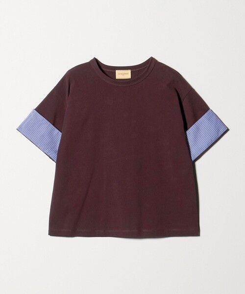 UNITED ARROWS(ユナイテッドアローズ)の「ターン アップ カットソー(Tシャツ/カットソー・レディース・ブラック/ワイン/ホワイト・FREE)」の17枚目の写真