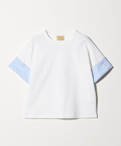 UNITED ARROWS(ユナイテッドアローズ)の「ターン アップ カットソー(Tシャツ/カットソー・レディース・ブラック/ワイン/ホワイト・FREE)」の11枚目の写真