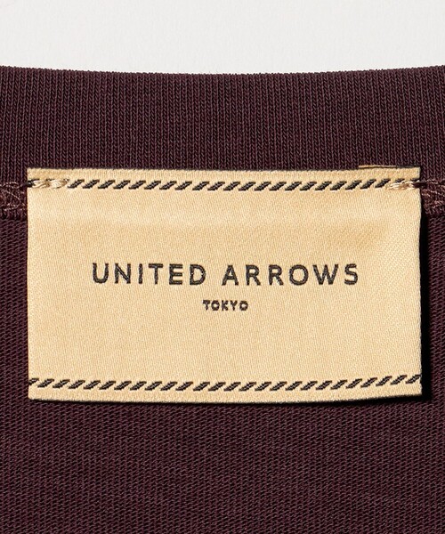 UNITED ARROWS(ユナイテッドアローズ)の「ターン アップ カットソー(Tシャツ/カットソー・レディース・ブラック/ワイン/ホワイト・FREE)」の9枚目の写真