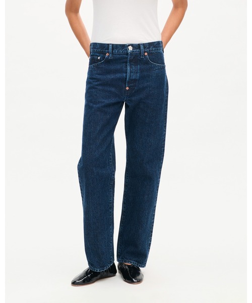 KENZO(ケンゾー)の「'KENZO Signature' ストレート パンツ イン ジャパニーズ デニム(デニムパンツ・レディース・ブルー系その他7・26/27/25/28)」の1枚目の写真