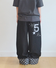 Video Jockey（ビデオジョッキー）の「ナンバー5パンツ[ブラック]（デニムパンツ）」