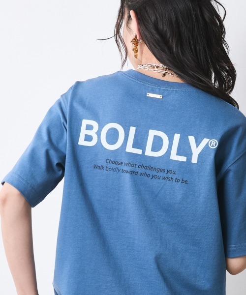 CHIC STYLE(シックスタイル)の「綿100%ロゴプリントカラーTシャツ<大きいサイズ有>シックスタイル(Tシャツ/カットソー・レディース・オレンジ/ブラック/ブルー系・L/M/5L/4L/3L/LL)」の22枚目の写真