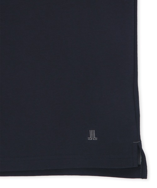 LANVIN en Bleu(ランバンオンブルー)の「速乾・防シワ・UVカット「COOLFIBER」 台衿付 ボタンダウン ビジカジ対応 ポロシャツ(ポロシャツ・メンズ・ネイビー/ホワイト/チャコールグレー・52/50/48/46)」の8枚目の写真