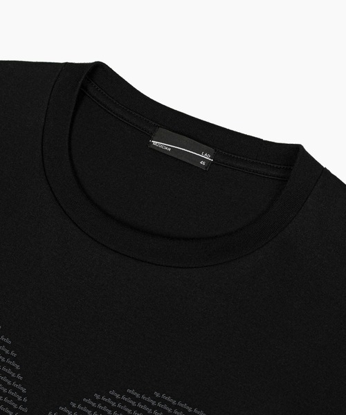 LAD MUSICIAN（ラッドミュージシャン）の「PERMANENT ROCKER PRINT BIG T-SHIRT（Tシャツ/カットソー・メンズ・ブラック・46/44/42）」の7枚目の写真