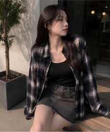 almo（アルモ）の「【Bls】 【ZL】【Bling Leads】シースルーチェックシャツ(BL)（シャツ/ブラウス）」