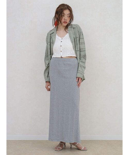 FIKA.(フィーカ)の「Cotton lace tailored jacket(その他トップス・レディース・カーキ/アイボリー/チャコール・FREE)」の7枚目の写真