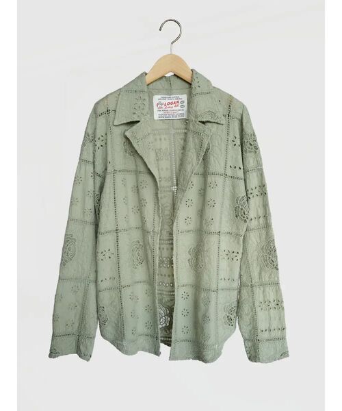 FIKA.(フィーカ)の「Cotton lace tailored jacket(その他トップス・レディース・カーキ/アイボリー/チャコール・FREE)」の21枚目の写真