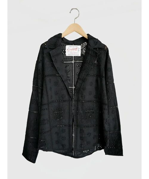 FIKA.(フィーカ)の「Cotton lace tailored jacket(その他トップス・レディース・カーキ/アイボリー/チャコール・FREE)」の22枚目の写真