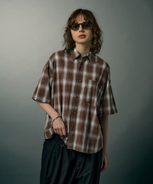 WETTEMPT（ウィテンプト）の「OMBRE CHECK S/S SHIRT / オンブレチェックS/Sシャツ（シャツ/ブラウス・メンズ）」