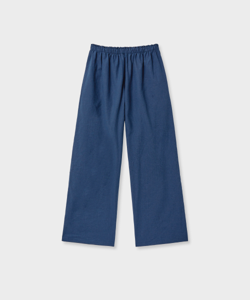 VANISHMENT（バニシュメント）の「Linen banding pants_navy（その他パンツ・レディース・その他・FREE）」の3枚目の写真