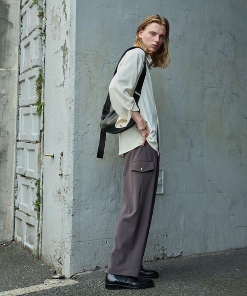 STUDIOUS（ステュディオス）の「【STUDIOUS】HARF MOON SHOULDER BAG - Small/ハーフムーンショルダーバッグ - スモール 長さ調節可能（ショルダーバッグ・メンズ・ブラック・FREE）」の10枚目の写真