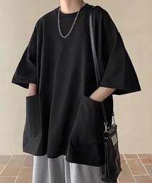 Double Pocket Oversized T-Shirt ダブルポケットオーバーサイズTシャツ
