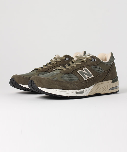 NEW BALANCE(ニューバランス)の「New Balance / “M991”(イギリス製)(スニーカー・メンズ・ブルー系その他/オリーブ・26.0cm/25.0cm/27.5cm/28.0cm/27.0cm/25.5cm/26.5cm)」の2枚目の写真