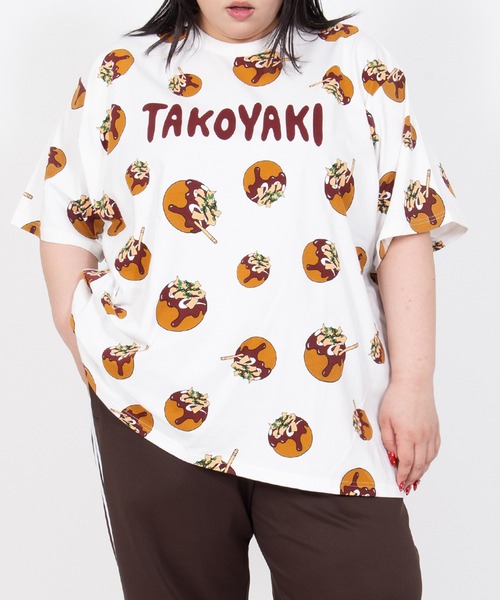 Такояки‑футболка «Тако‑гриль» (Tako yaki print T‑shirt)