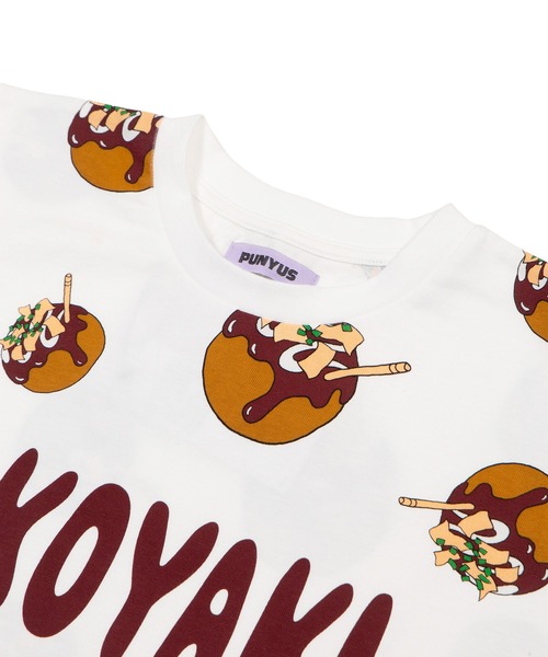 PUNYUS（プニュズ）の「たこ焼き総柄Tシャツ（Tシャツ/カットソー・レディース・ブラウン・1/2/3/4/5）」の8枚目の写真