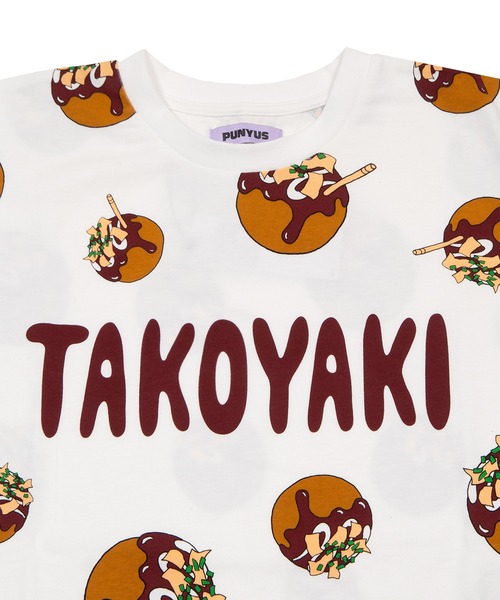 PUNYUS（プニュズ）の「たこ焼き総柄Tシャツ（Tシャツ/カットソー・レディース・ブラウン・1/2/3/4/5）」の9枚目の写真