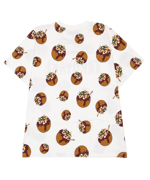 PUNYUS（プニュズ）の「たこ焼き総柄Tシャツ（Tシャツ/カットソー・レディース・ブラウン・1/2/3/4/5）」の11枚目の写真