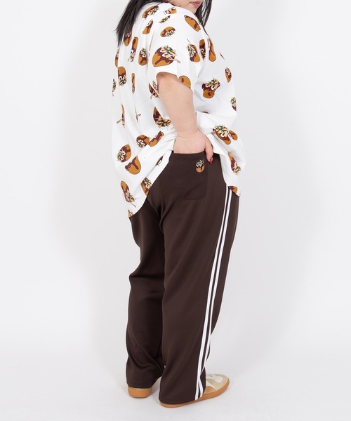 PUNYUS（プニュズ）の「たこ焼き総柄Tシャツ（Tシャツ/カットソー・レディース・ブラウン・1/2/3/4/5）」の6枚目の写真