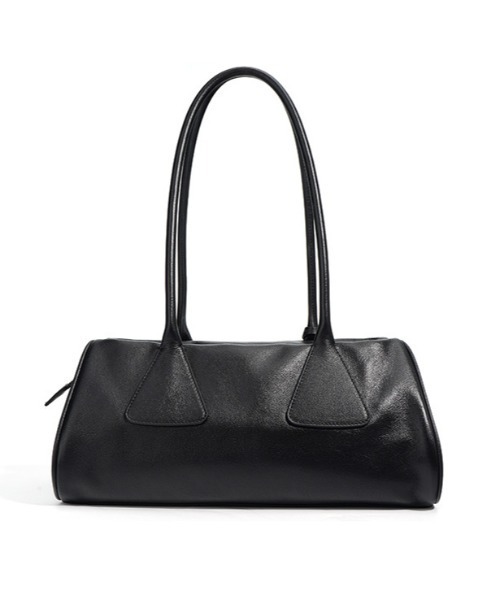 NiiNa（ニーナ）の「【NiiNa】【高品質牛革】ロングハンドルデザインボストンバッグ（ボストンバッグ・レディース・ダークブラウン/ブラウン・FREE）」の5枚目の写真