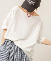 MAQWEL | 【MAQWEL/マクウェル】ウォッシャブルバックタックオーバーＴ(Tシャツ/カットソー)