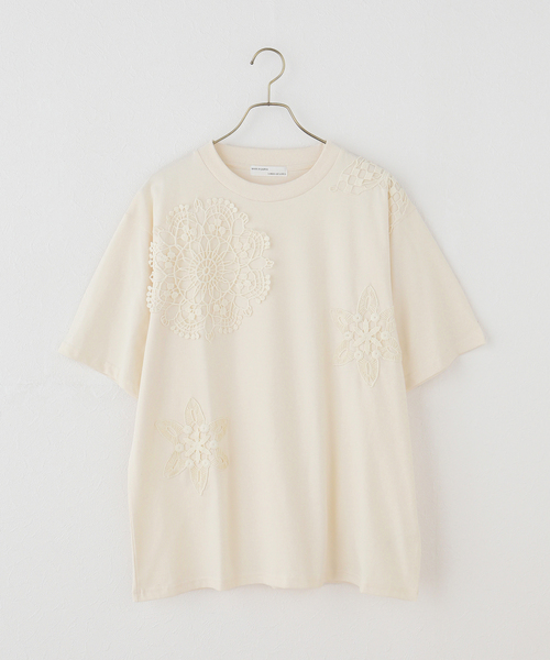JOURNAL STANDARD relume(ジャーナルスタンダード レリューム)の「【Lords of Lotus / ローズオブロータス】TEE(Tシャツ/カットソー・レディース・ホワイト×ホワイト・MEDIUM)」の12枚目の写真