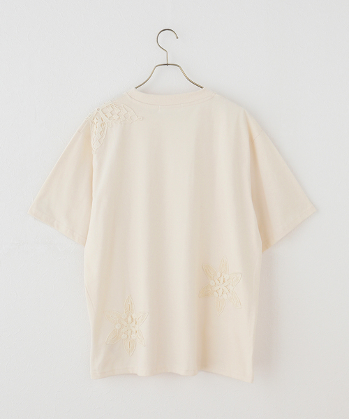 JOURNAL STANDARD relume(ジャーナルスタンダード レリューム)の「【Lords of Lotus / ローズオブロータス】TEE(Tシャツ/カットソー・レディース・ホワイト×ホワイト・MEDIUM)」の13枚目の写真
