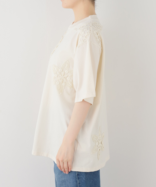JOURNAL STANDARD relume(ジャーナルスタンダード レリューム)の「【Lords of Lotus / ローズオブロータス】TEE(Tシャツ/カットソー・レディース・ホワイト×ホワイト・MEDIUM)」の19枚目の写真