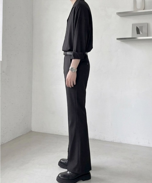 Otte(オッテ)の「カーブシームフレアスラックス(スラックス・メンズ・ブラック・MEDIUM/X-LARGE/SMALL/LARGE)」の6枚目の写真