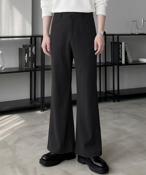 Otte(オッテ)の「カーブシームフレアスラックス(スラックス・メンズ・ブラック・MEDIUM/X-LARGE/SMALL/LARGE)」の8枚目の写真
