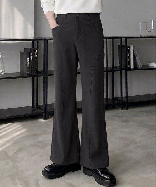 Otte(オッテ)の「カーブシームフレアスラックス(スラックス・メンズ・ブラック・MEDIUM/X-LARGE/SMALL/LARGE)」の9枚目の写真