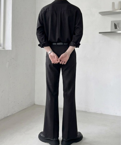 Otte(オッテ)の「カーブシームフレアスラックス(スラックス・メンズ・ブラック・MEDIUM/X-LARGE/SMALL/LARGE)」の7枚目の写真
