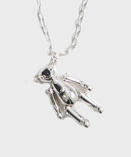 AMBUSH(アンブッシュ)の「【AMBUSH/アンブッシュ】TEDDY BEAR CHARM NECKLACE(ネックレス・メンズ・シルバー・FREE)」の2枚目の写真