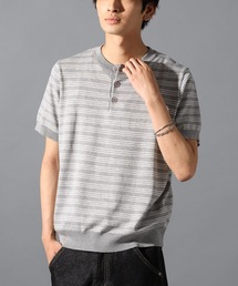 LAND MUSEUM | LAND MUSEUM／ボーダーヘンリーＴ(Tシャツ/カットソー)