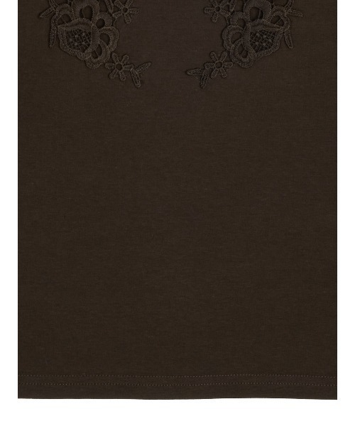 Ameri(アメリ)の「26AW LACE DOCKING CONCEPT TEE(Tシャツ/カットソー・レディース・スミクロ/ブラウン/ホワイト/グリーン・FREE)」の19枚目の写真
