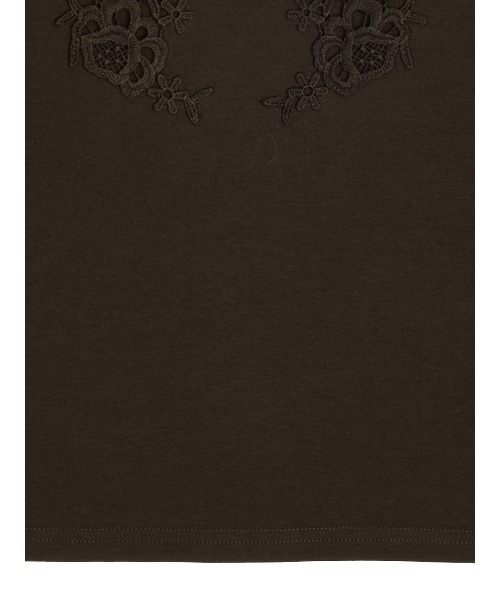 Ameri(アメリ)の「26AW LACE DOCKING CONCEPT TEE(Tシャツ/カットソー・レディース・スミクロ/ブラウン/ホワイト/グリーン・FREE)」の14枚目の写真
