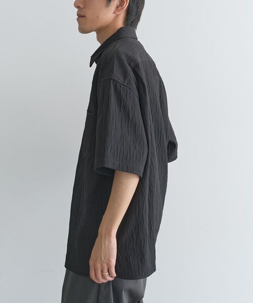 CRAFT STANDARD BOUTIQUE（クラフトスタンダードブティック）の「ジャカード柄半袖シャツ（シャツ/ブラウス・メンズ・ブラック/アイボリー/ブラウン・L/M）」の18枚目の写真