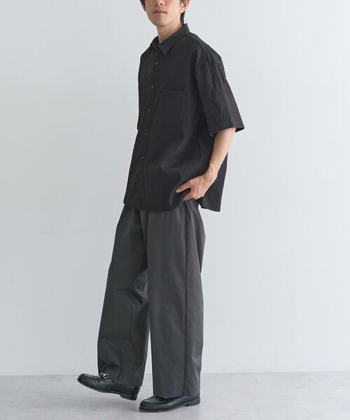 CRAFT STANDARD BOUTIQUE（クラフトスタンダードブティック）の「ジャカード柄半袖シャツ（シャツ/ブラウス・メンズ・ブラック/アイボリー/ブラウン・L/M）」の21枚目の写真