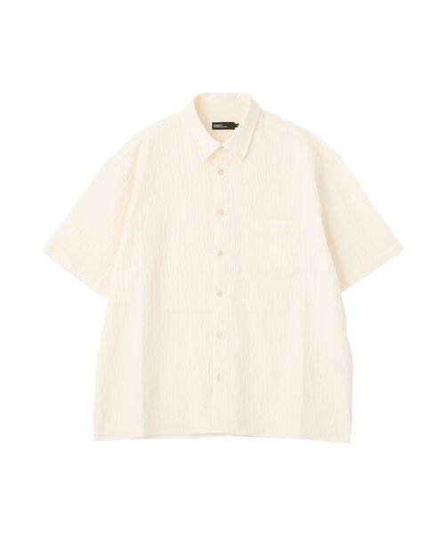CRAFT STANDARD BOUTIQUE（クラフトスタンダードブティック）の「ジャカード柄半袖シャツ（シャツ/ブラウス・メンズ・ブラック/アイボリー/ブラウン・L/M）」の14枚目の写真