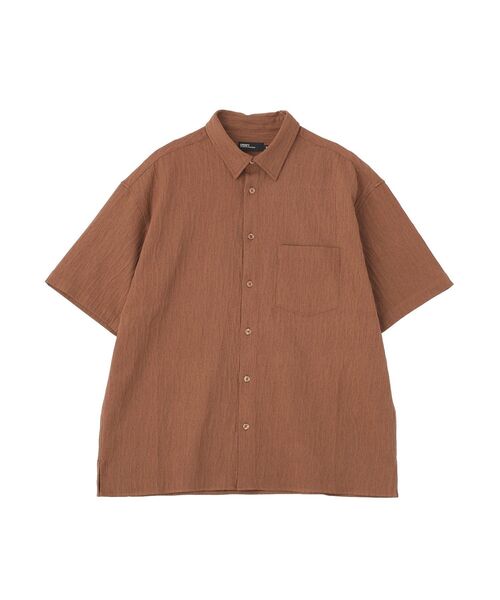 CRAFT STANDARD BOUTIQUE（クラフトスタンダードブティック）の「ジャカード柄半袖シャツ（シャツ/ブラウス・メンズ・ブラック/アイボリー/ブラウン・L/M）」の16枚目の写真
