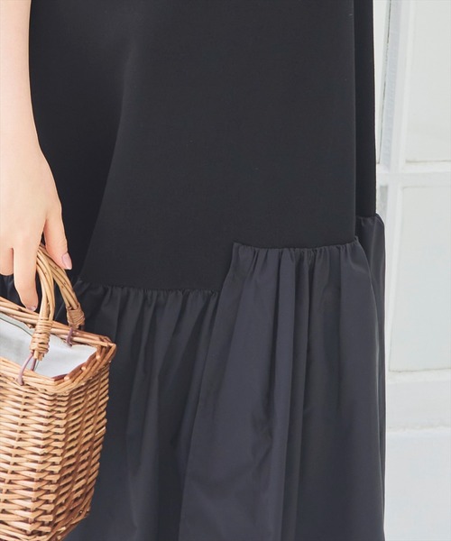 WILLSELECTION(ウィルセレクション)の「ショルダーリボンヘムフレアワンピース(ワンピース・レディース・ピンク/ラベンダー/ブラック・FREE)」の11枚目の写真