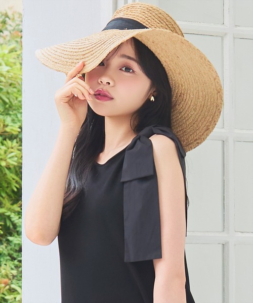 WILLSELECTION(ウィルセレクション)の「ショルダーリボンヘムフレアワンピース(ワンピース・レディース・ピンク/ラベンダー/ブラック・FREE)」の7枚目の写真