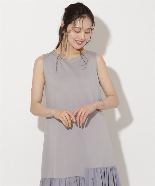 WILLSELECTION(ウィルセレクション)の「ショルダーリボンヘムフレアワンピース(ワンピース・レディース・ピンク/ラベンダー/ブラック・FREE)」の20枚目の写真